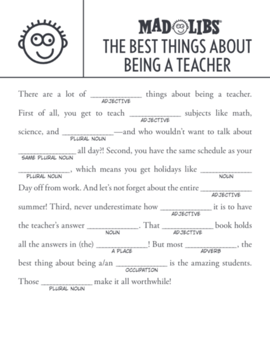 Mad Libs 